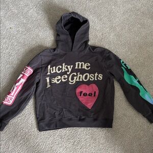 Camp Flog Gnaw Sweatshirt Men Medium Lucky Me I See Ghosts Kid Cudi Kanye West